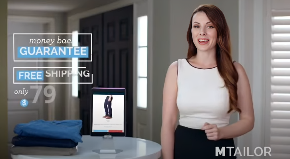 Mtailor ad actress name Jaclyn Kelly Shaw